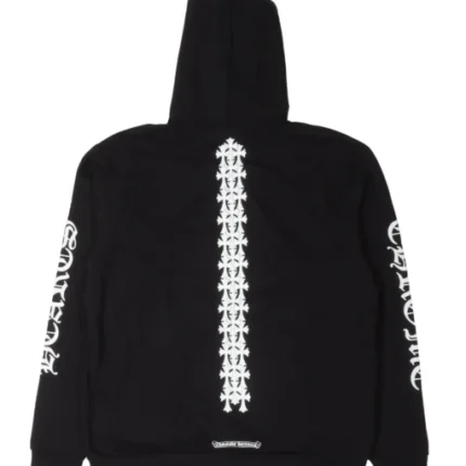 Chrome Heart Spine Cross Hoodie