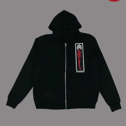 Chrome Hearts Foti Jarvis Block Zip Hoodie – Black