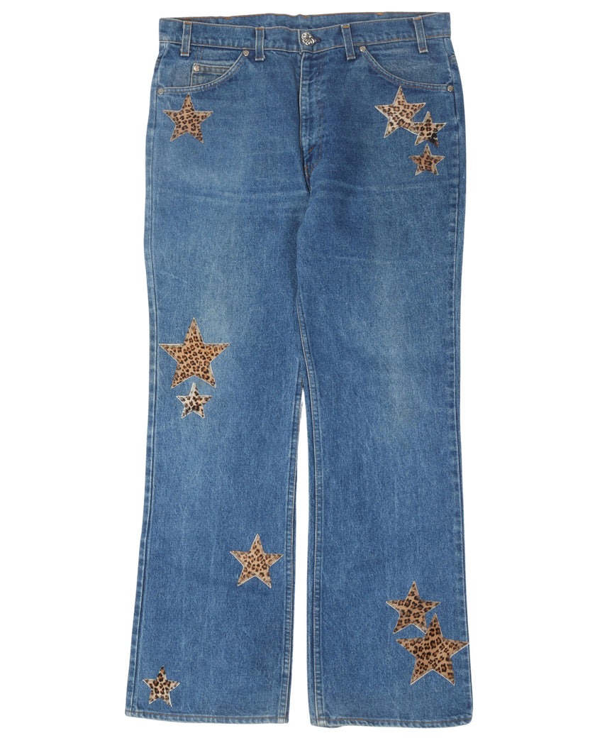 Chrome-Hearts-Levis-Star-Patch-Jeans-6 Chrome Hearts Levi’s Star Patch Jeans – Blue