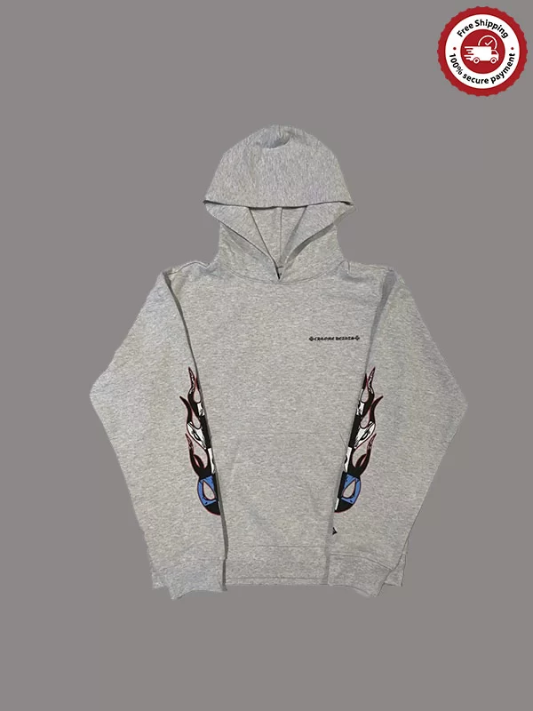 Chrome Hearts Matty Boy Brain Hoodie – Gray Chrome Hearts Matty Boy Brain Hoodie – Gray
