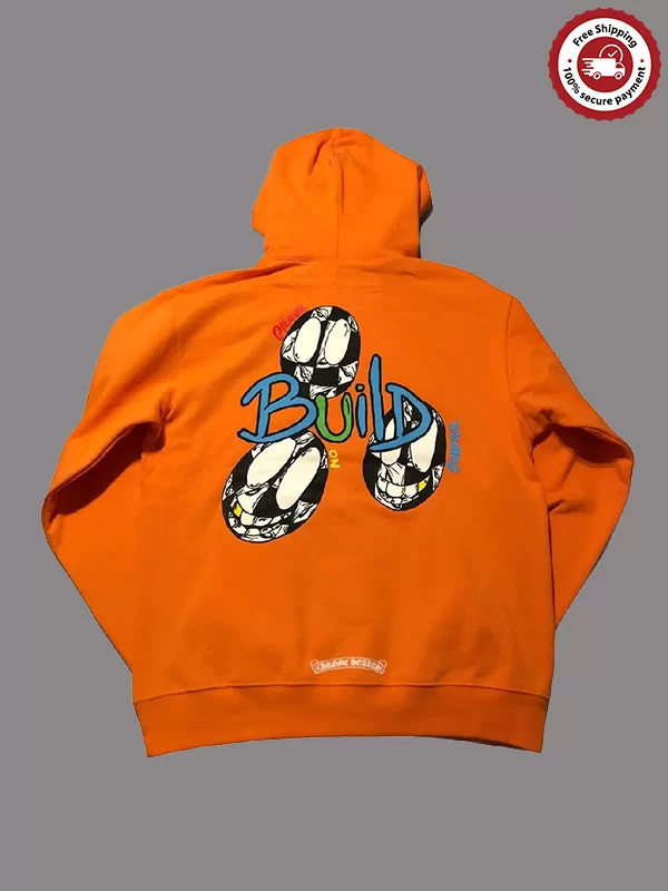 Chrome Hearts Matty Boy Link & Build Hoodie – Orange Chrome Hearts Matty Boy Link & Build Hoodie – Orange