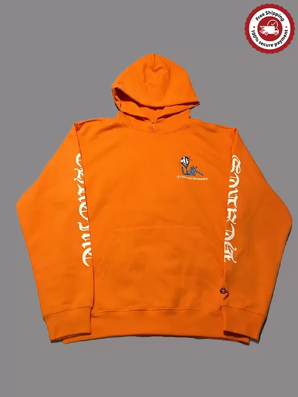 Chrome Hearts Matty Boy Link & Build Hoodie – Orange Chrome Hearts Matty Boy Link & Build Hoodie – Orange