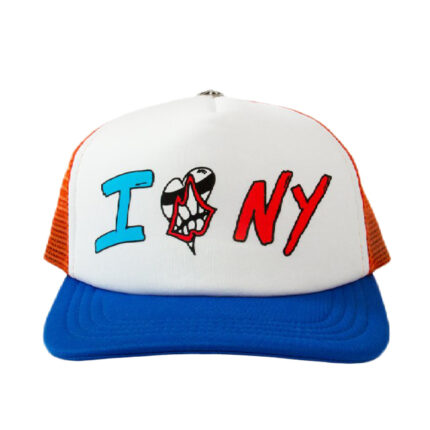 Chrome Hearts Matty Boy Sex Records I Love NY Trucker Hat – Red/White/Blue