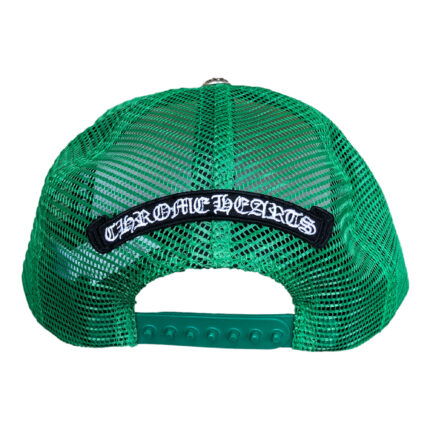 Chrome Hearts Matty Boy Sex Records Smiley Trucker Hat – Green/Yellow