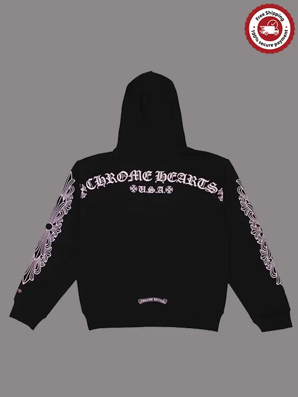 Chrome Hearts Matty Boy Shoulder Logo Hoodie -Black Chrome Hearts Matty Boy Shoulder Logo Hoodie -Black