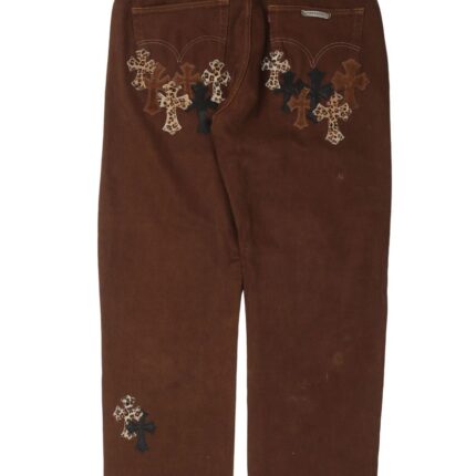 Chrome Hearts NYFW Leopard Levi’s Cross Patch Jeans