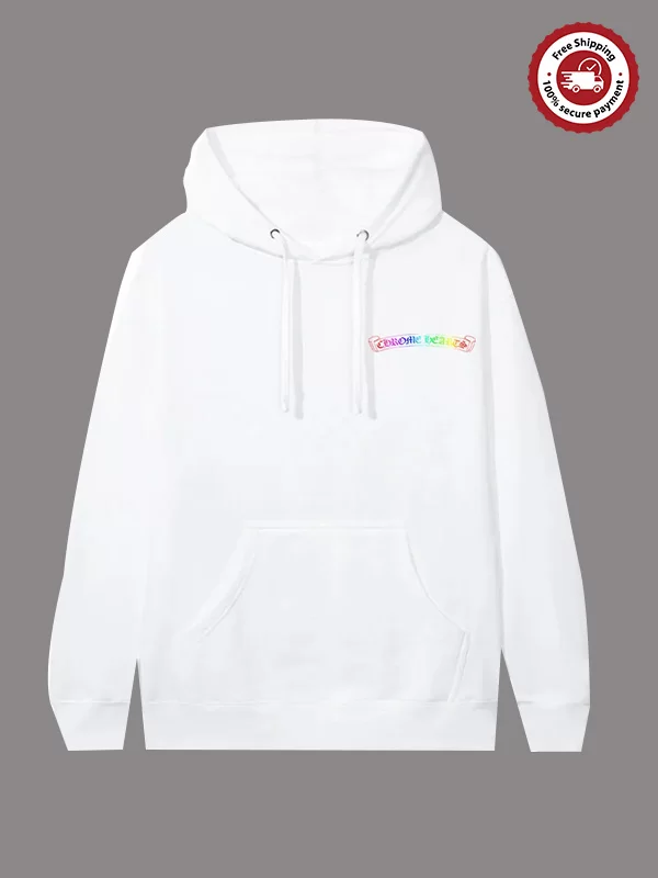 Chrome Hearts Peace N Love Hoodie – White Chrome Hearts Peace N Love Hoodie – White