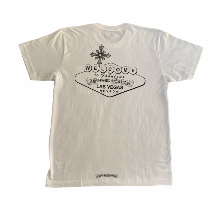 Chrome Hearts Welcome To Las Vegas T-shirt Chrome Hearts Welcome To Las Vegas T-shirt
