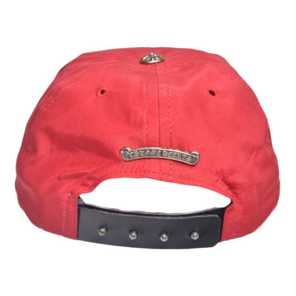 Chrome Hearts x Bella Hadid Slouch 5-Panel Hat – Red Chrome Hearts x Bella Hadid Slouch 5-Panel Hat – Red
