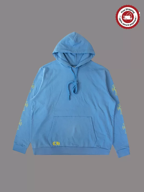 Chrome Hearts x Drake Girls Love Chrome Hoodie – Blue Chrome Hearts x Drake Girls Love Chrome Hoodie – Blue