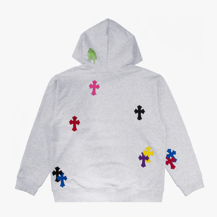 Chrome Hearts x Matty Boy Cross Patch Hoodie Chrome Hearts x Matty Boy Cross Patch Hoodie