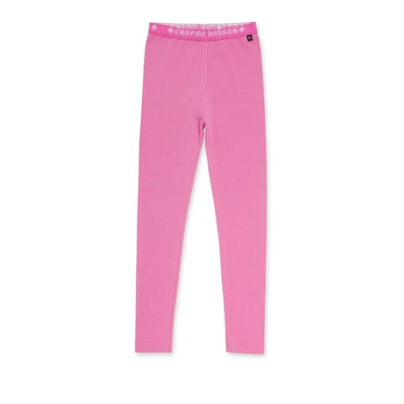 Pink Chrome Hearts Logo Legging For Men Pink Chrome Hearts Logo Legging For Men