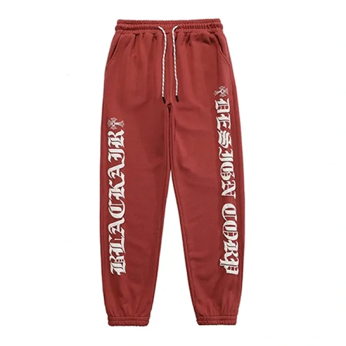 Red Chrome Hearts Sweatpants Red Chrome Hearts Sweatpants