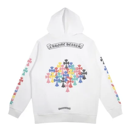 Chrome Hearts Multi Colors White Hoodie