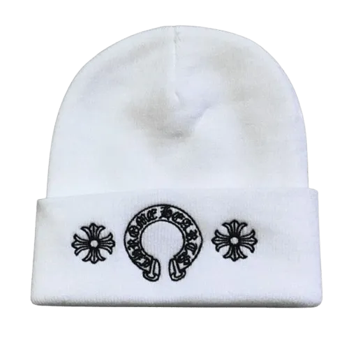 Chrome Hearts Beanie Three Flowers Chrome Hearts Beanie Three Flowers