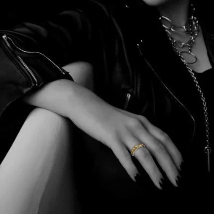 22K GOLD SBT BAND RING (MADE TO ORDER)