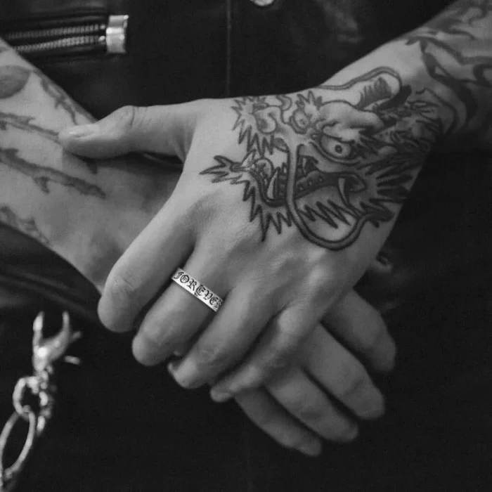 6MM CHROME HEARTS FOREVER RING – SPACER