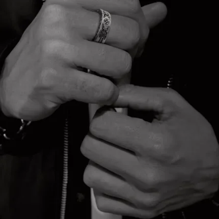CHROME HEARTS DAGGER SPACER RING – 6MM